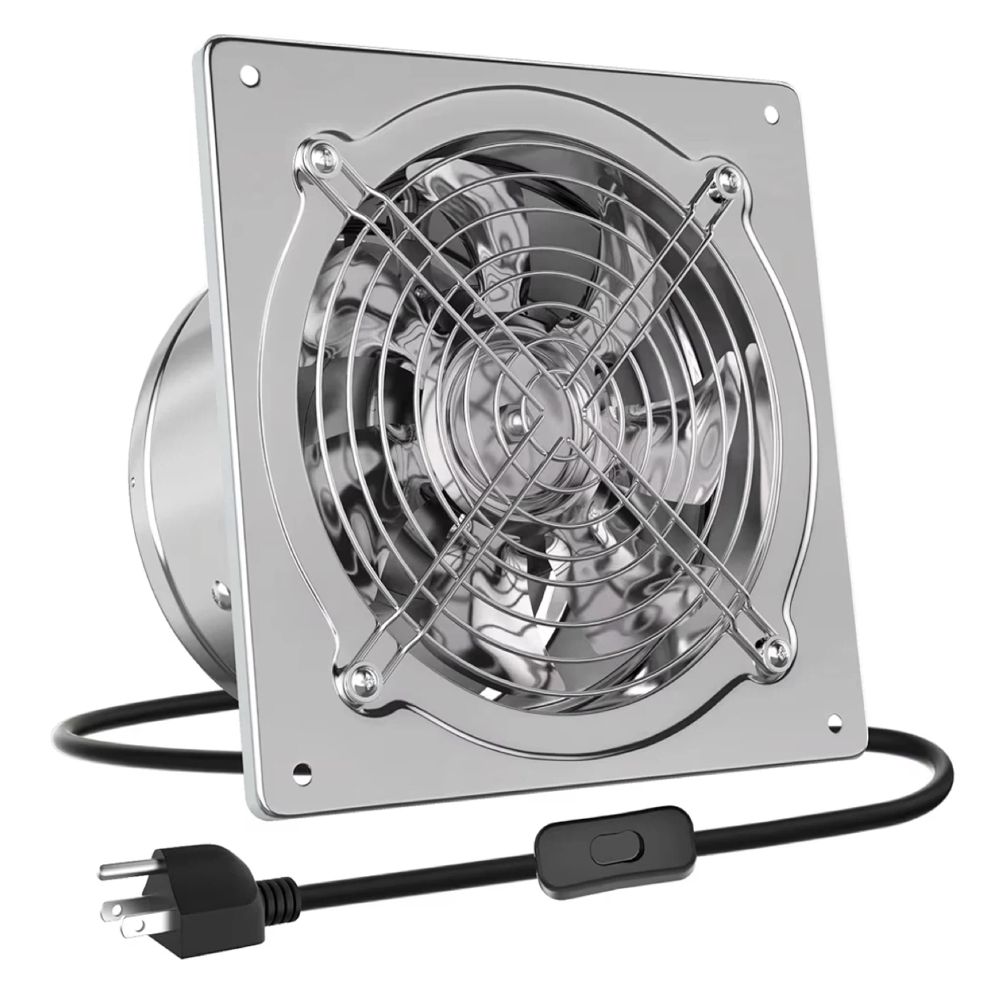 8 Inch Exhaust Fan - Silver-New in box - photo 4