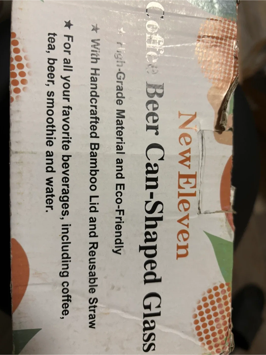 New Eleven Coffee Beer Can-Shaped Glass