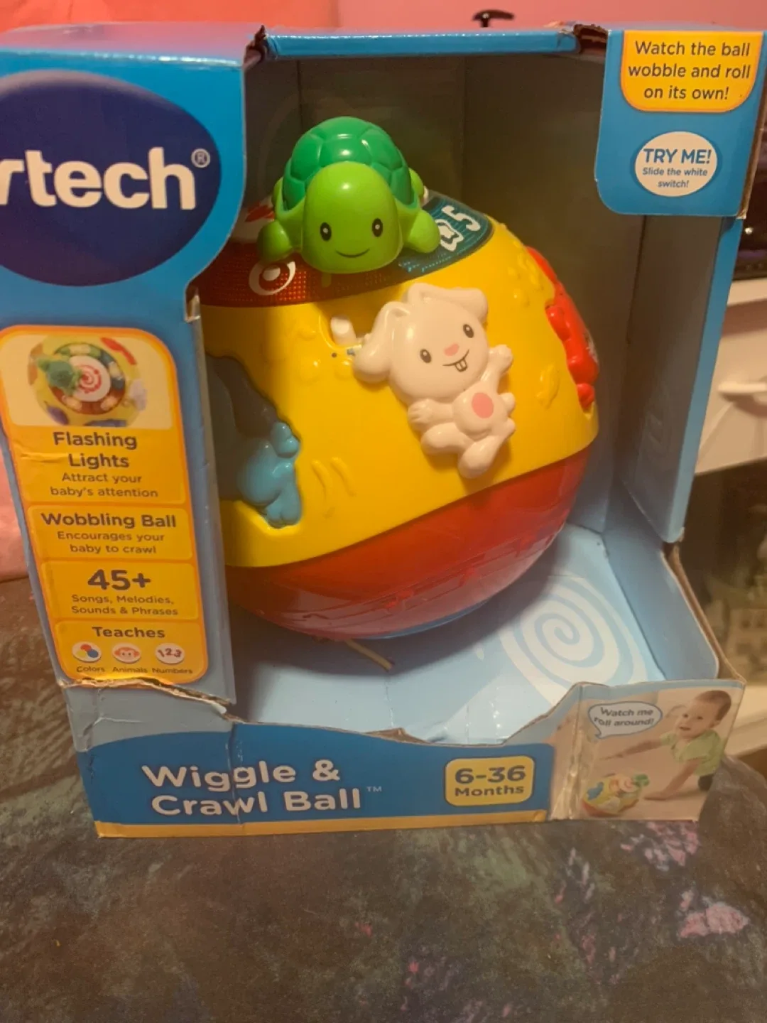 VTech Wiggle & Crawl Ball - 6-36 Months
