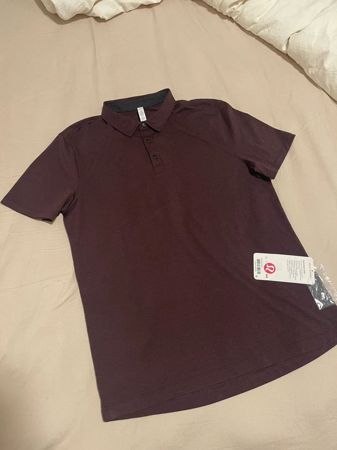 Lululemon Men Evolution Polo Shirt - Size L