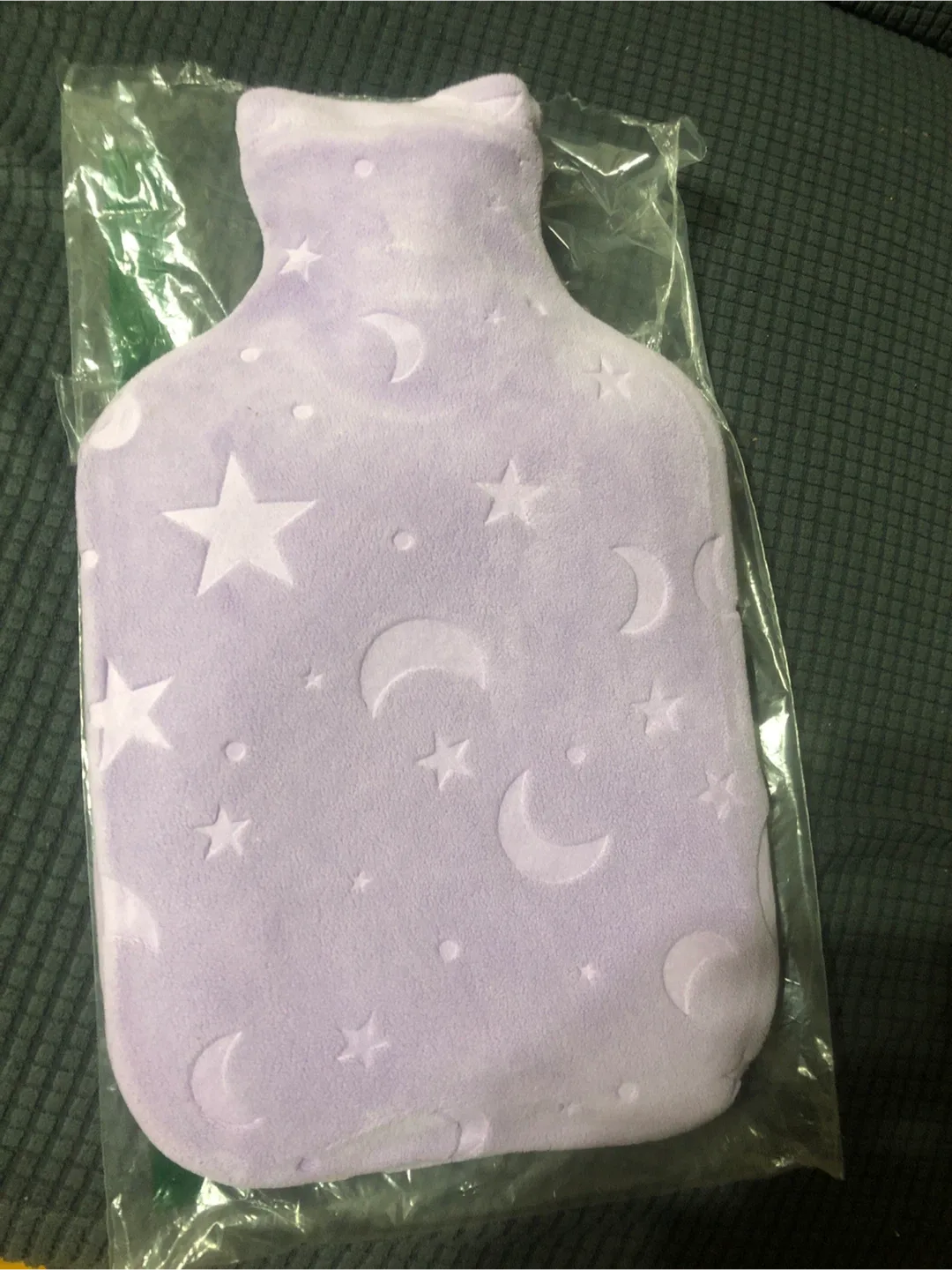 NEW-Lavender Plush Hot Water Bottle