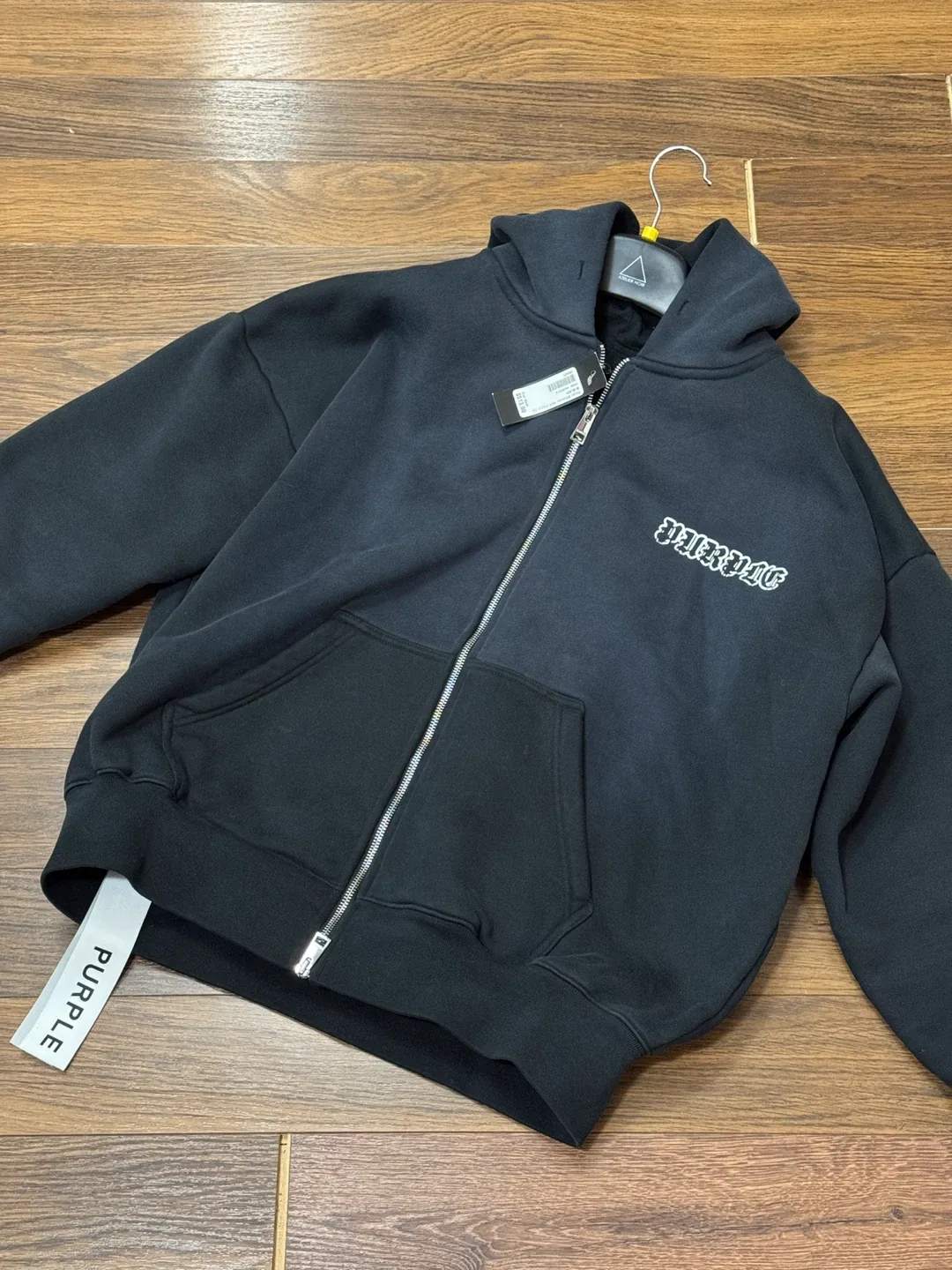 Purple Brand Zip-Up Hooded Sweater