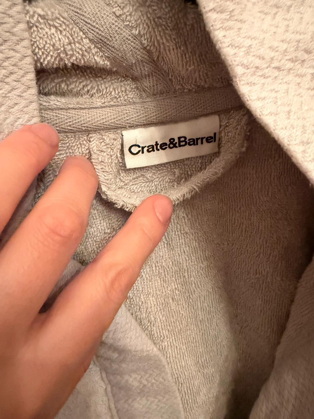 Crate&Barrel Hooded bath Robe - photo 2