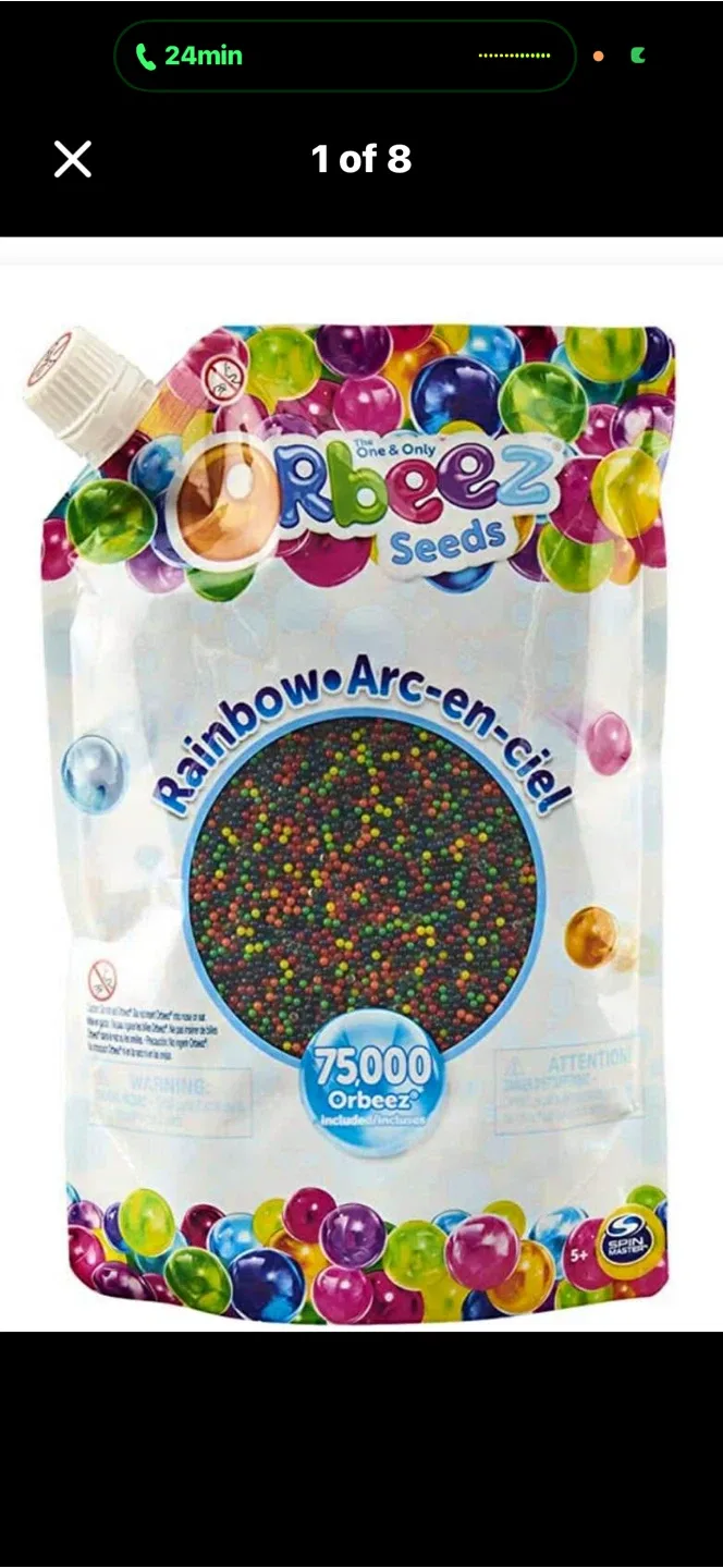Orbeez Rainbow Seeds - 75,000 Beads