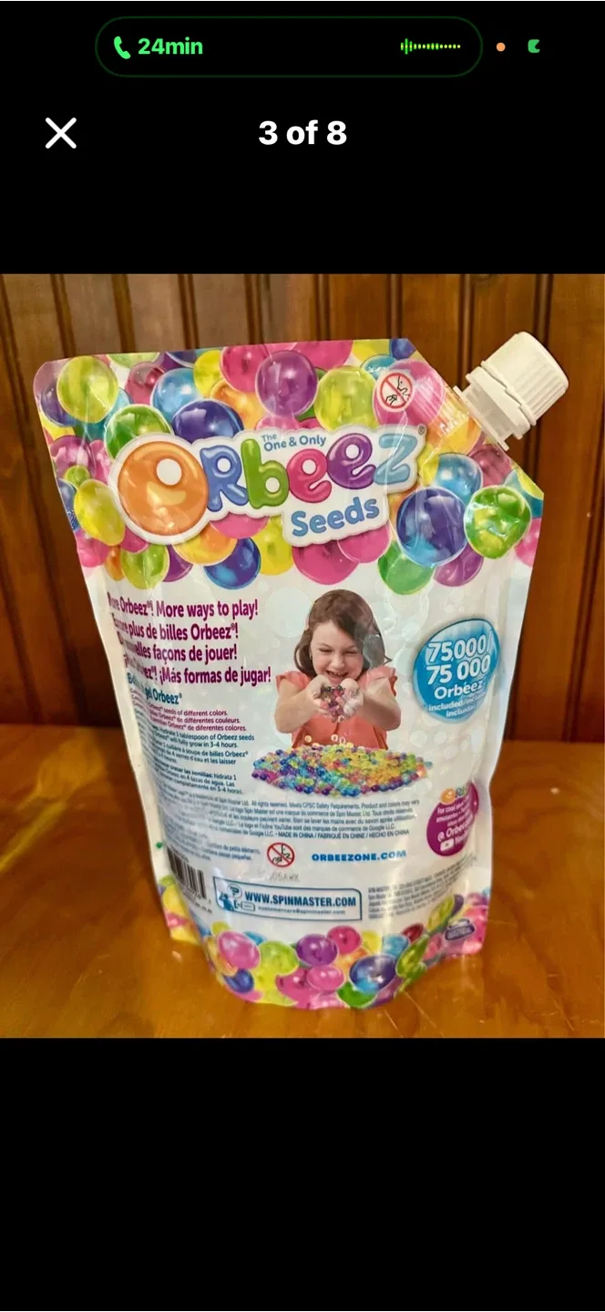 Orbeez Rainbow Seeds - 75,000 Beads image indicator(8)