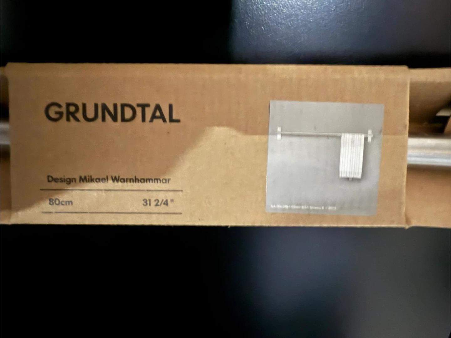 IKEA Grundtal Towel Rail - New in Box!