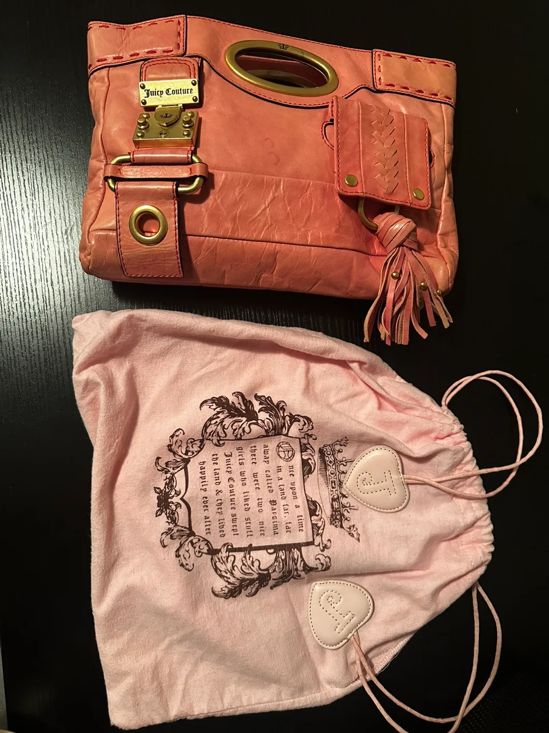 Juicy Couture Pink Leather Handbag image indicator(2)