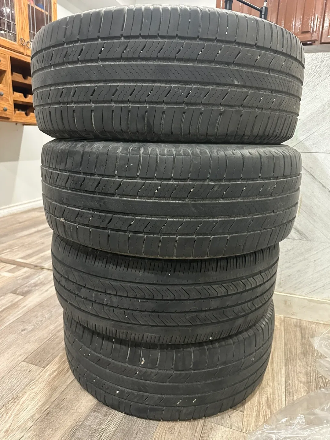 Set of 4 Michelin 205/55R16 Tires
