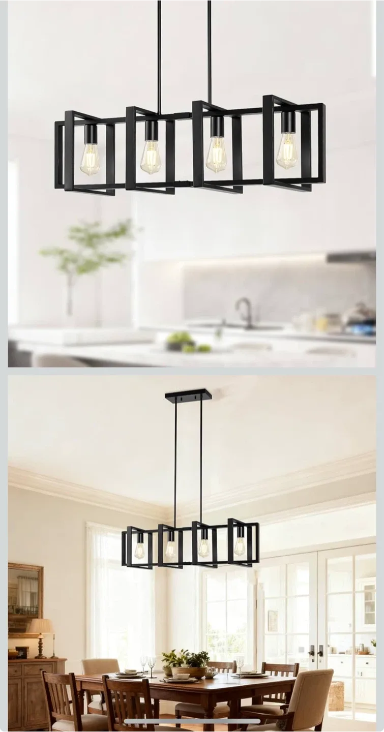 Kitchen Island Chandelier Light Fixture-New in box image indicator(3)