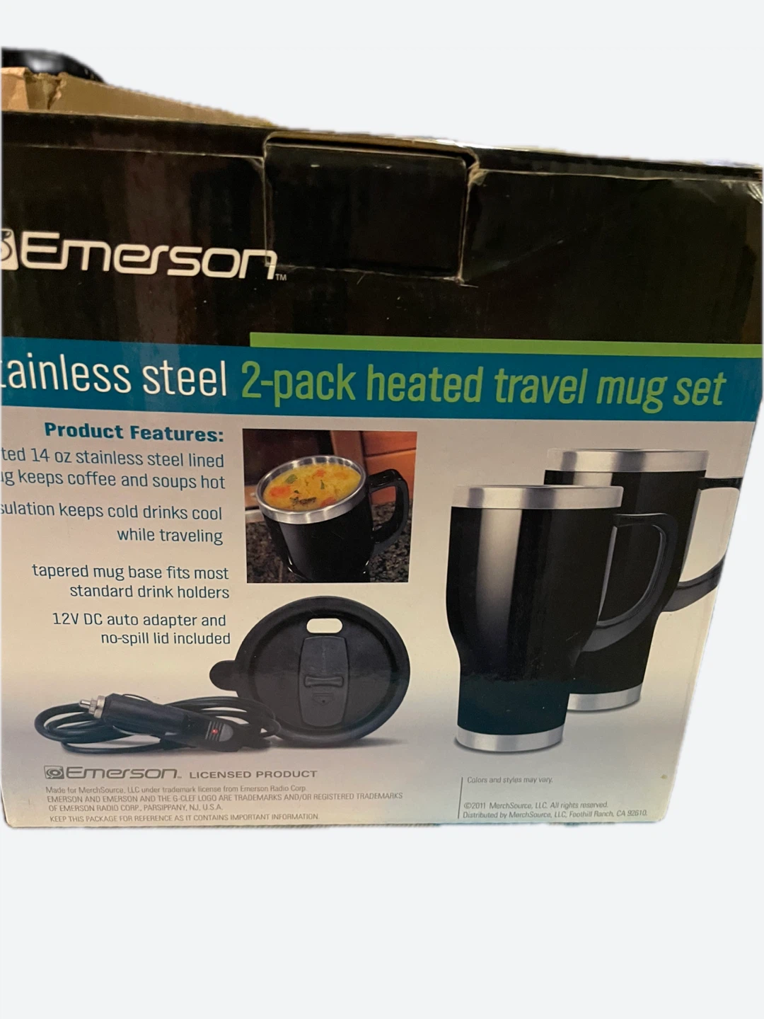 Heated Travel Mug - 2 pack