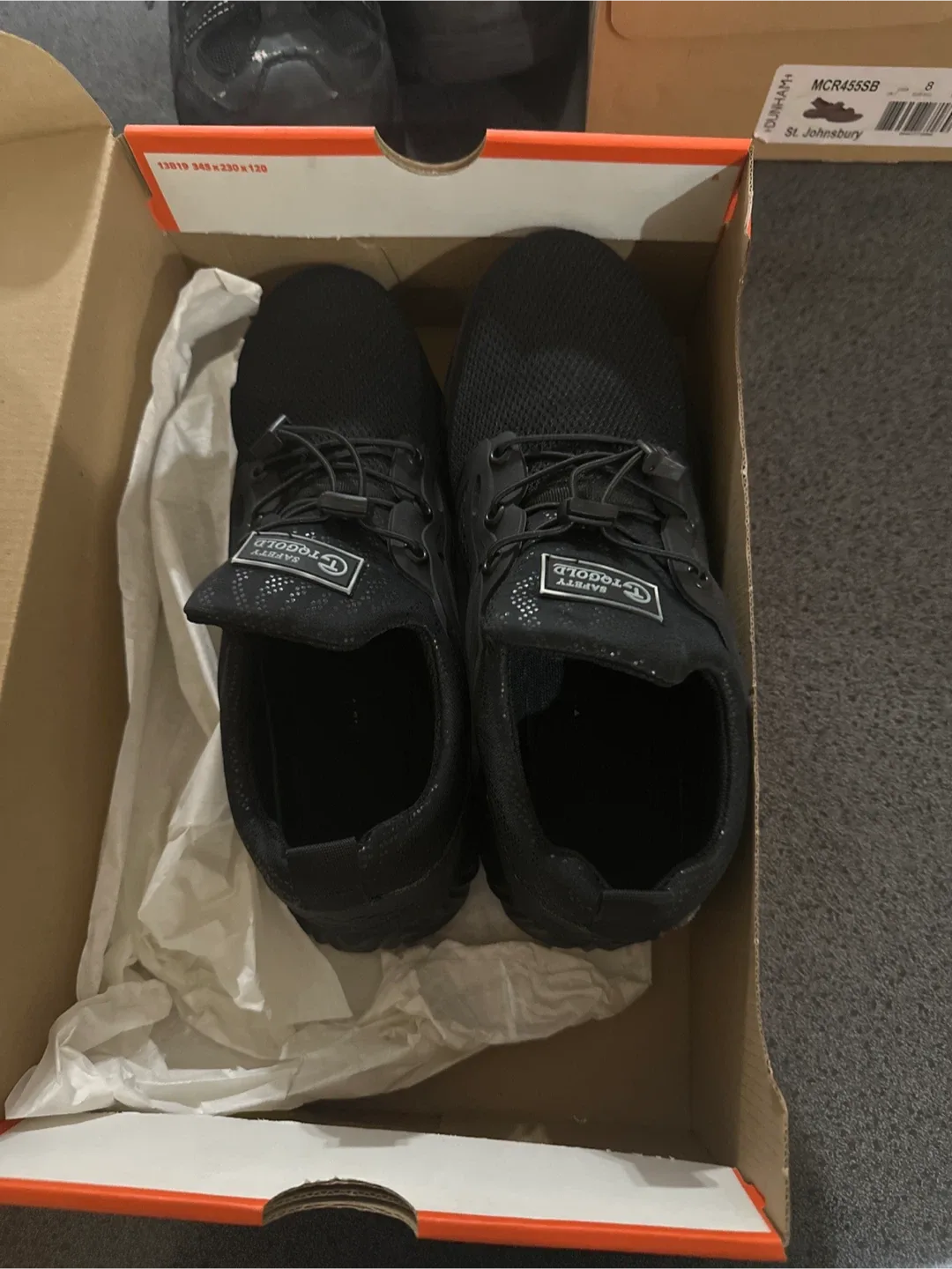 TQGOLD Safety Shoes - Size 8 steel toe