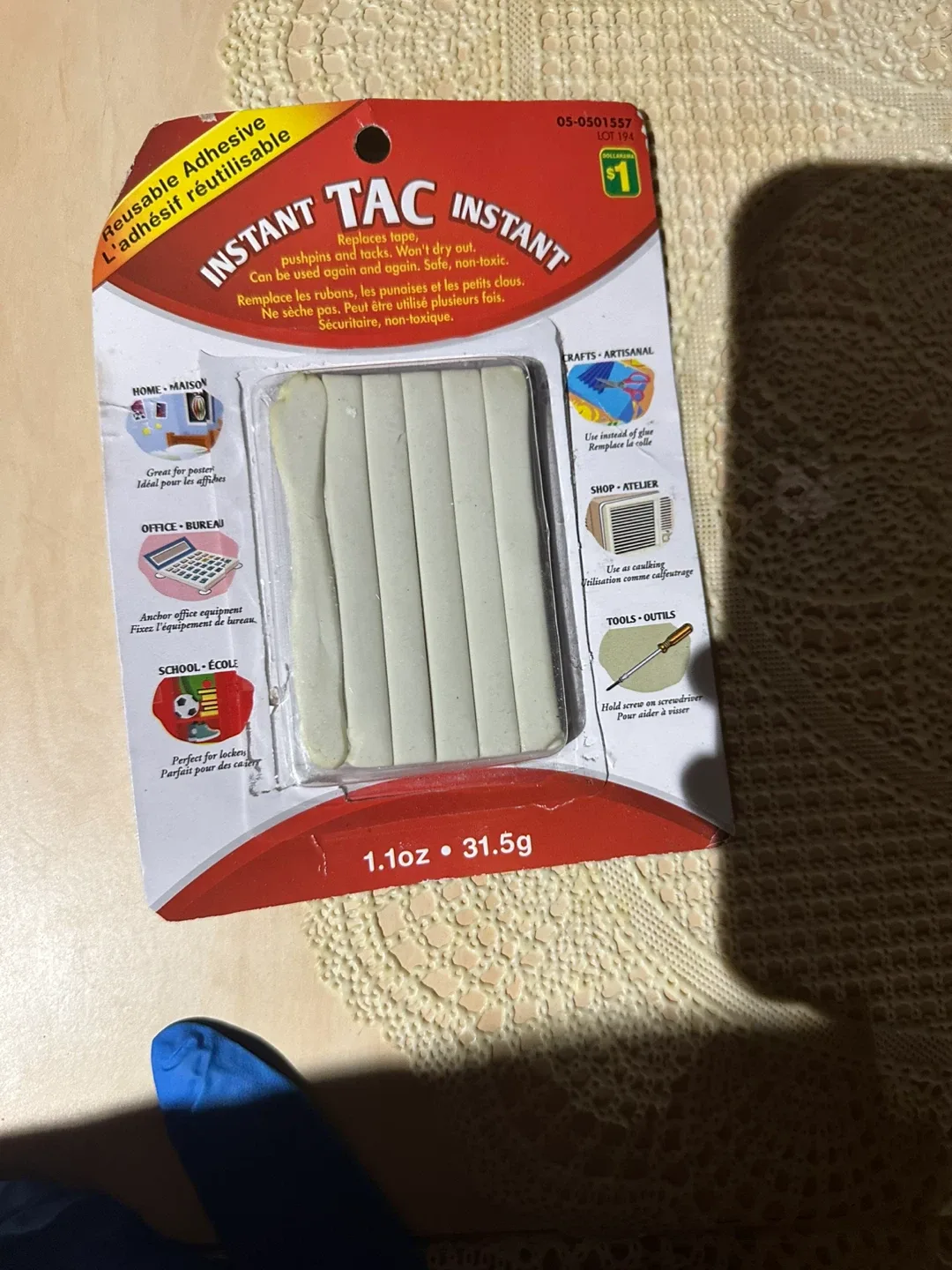 Instant Tac Reusable Adhesive