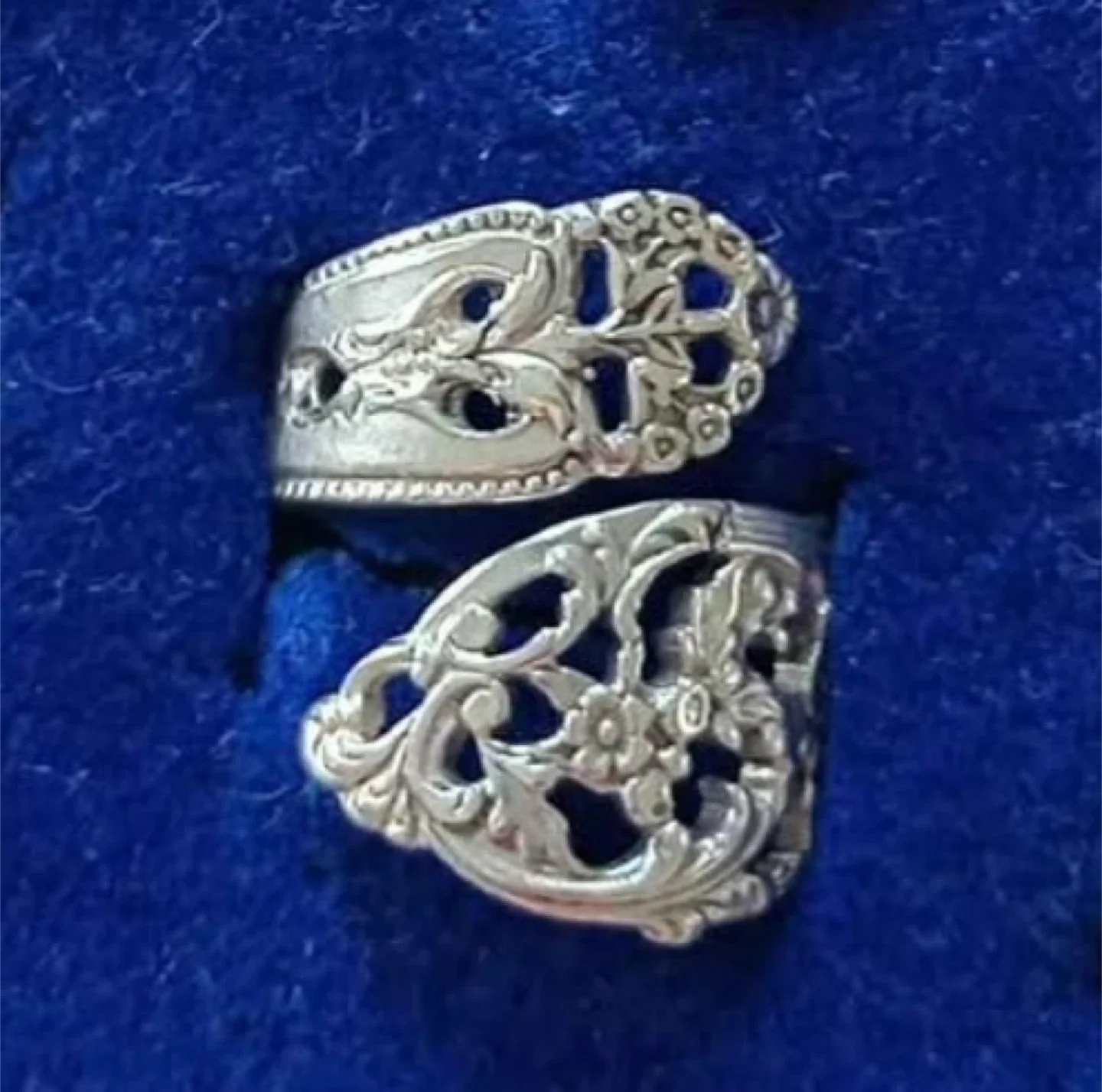 #Cleanout- Silver Floral Design Ring