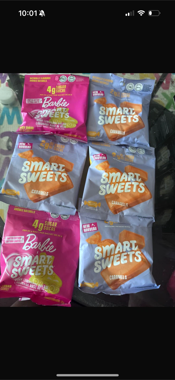 Smart Sweets Variety Pack - Barbie Pink Lemonade & Caramels