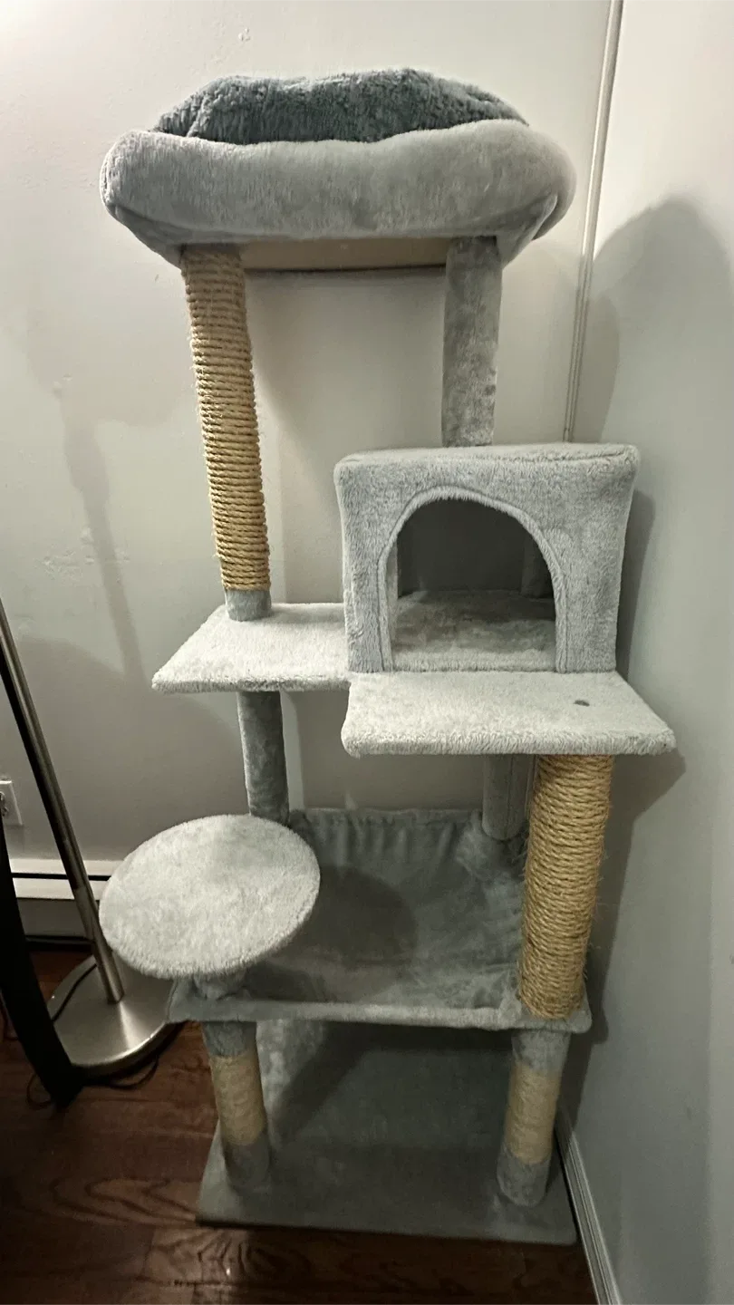 Gray Cat Tree / Cat Tower