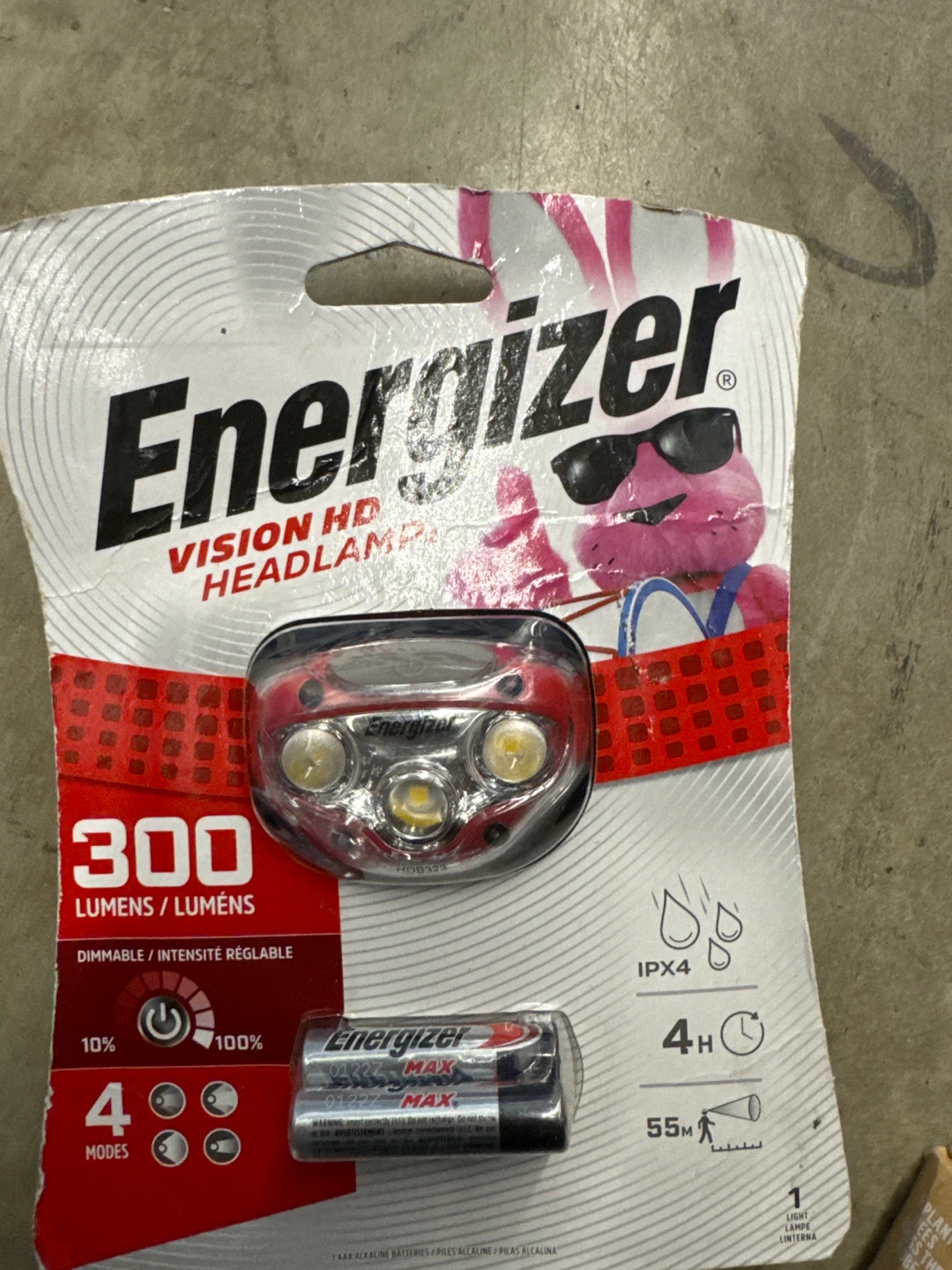New Energizer Vision HD 300 Lumens Headlamp - photo 2