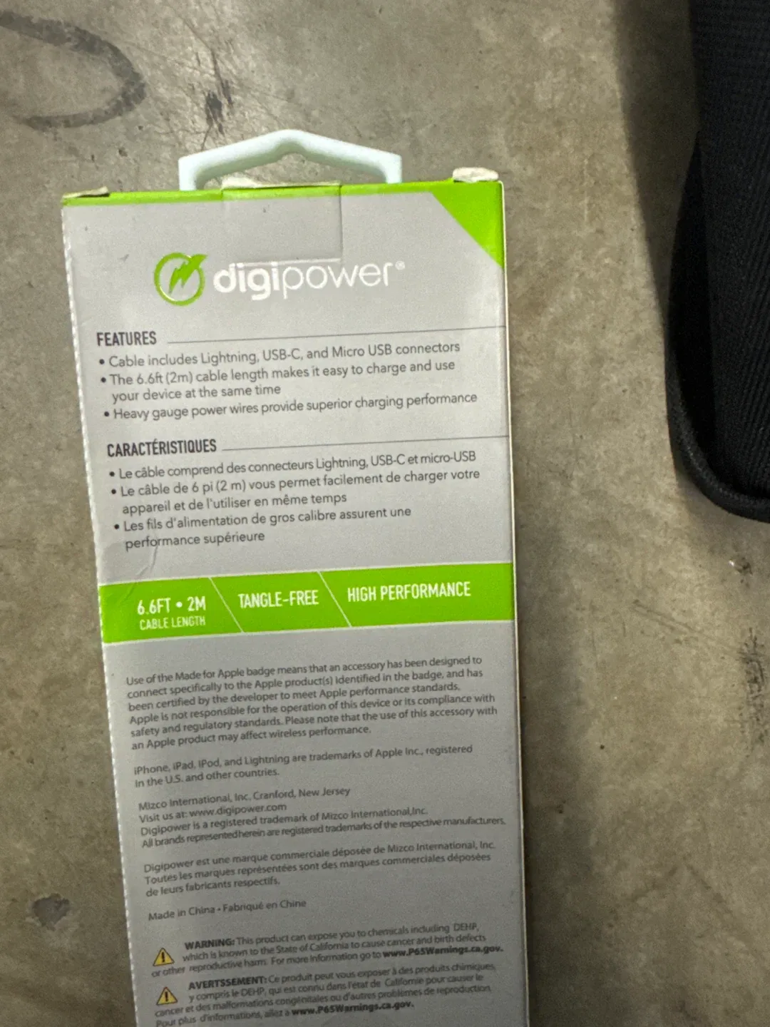 Digipower Connect 3in1 Charge & Sync Cable - New!