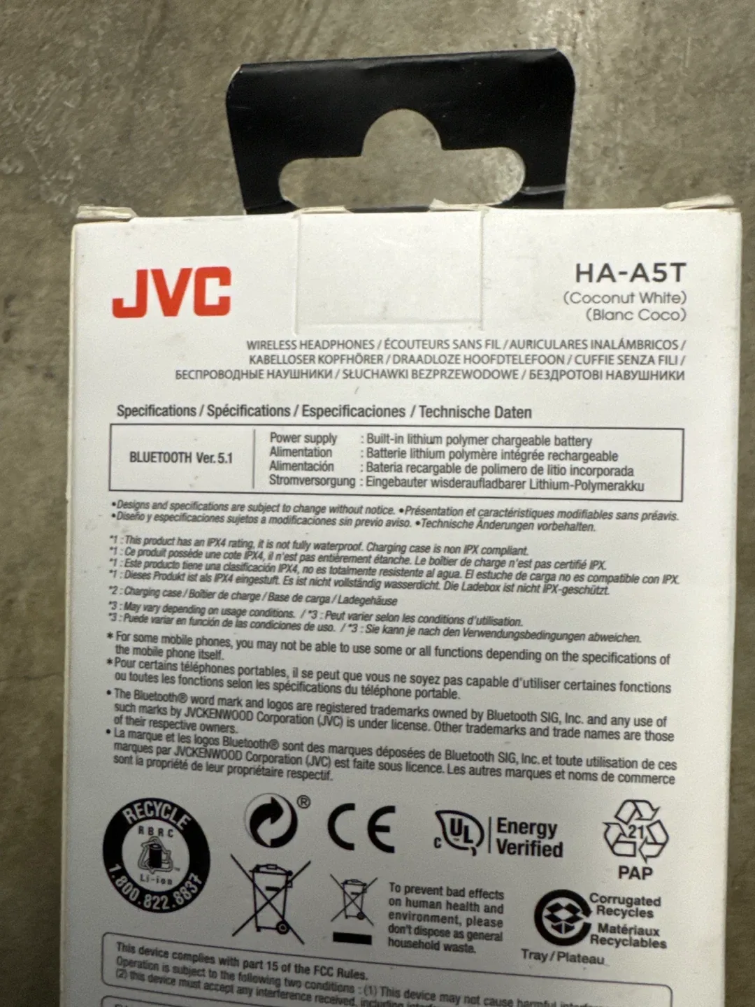 JVC Gumy Mini HA-A5T True Wireless Earbuds - New