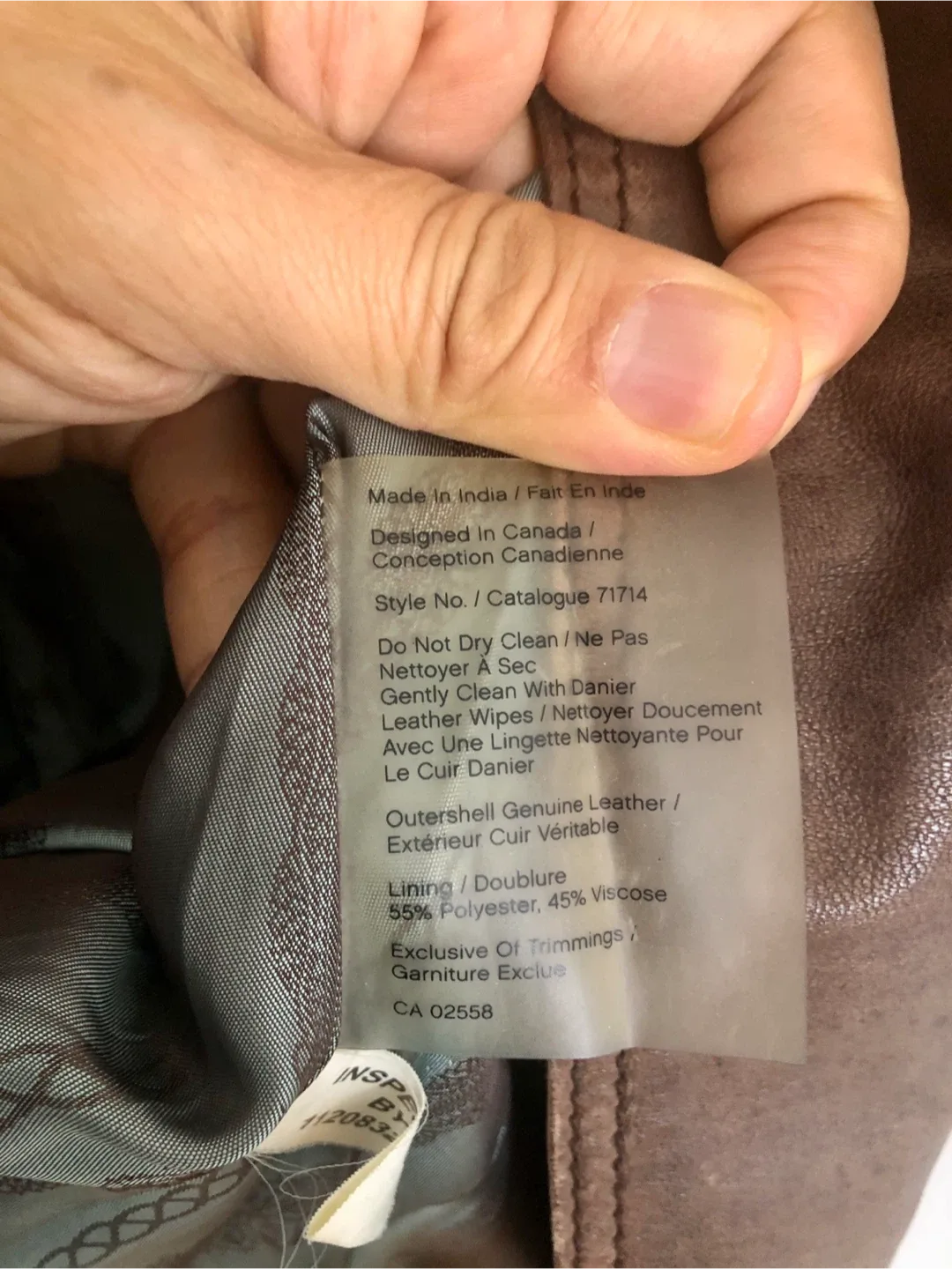 Danier Genuine Leather Jacket - Size XS image indicator(7)