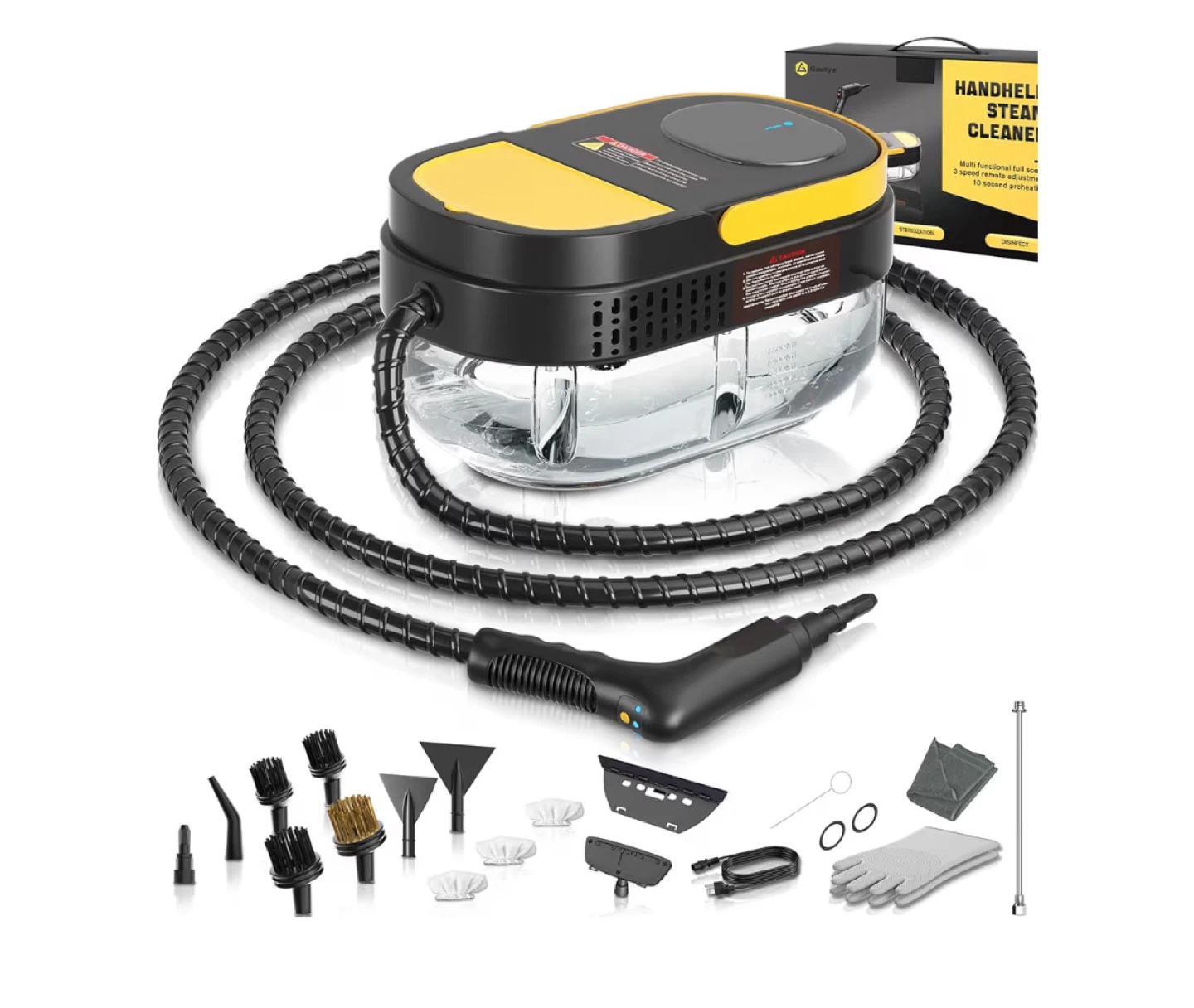 Handheld Steam Cleaner w/ Accessories - photo 3