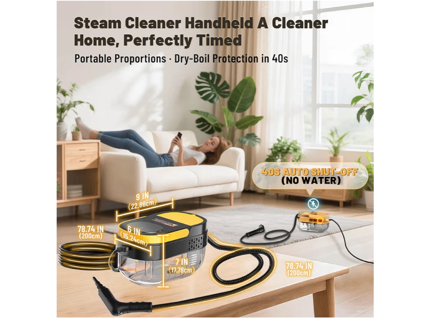 Handheld Steam Cleaner w/ Accessories - photo 2