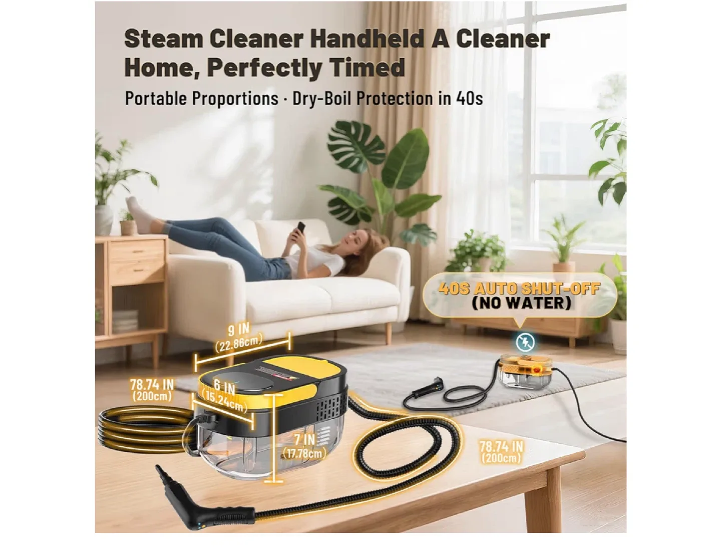 Handheld Steam Cleaner w/ Accessories image indicator(2)