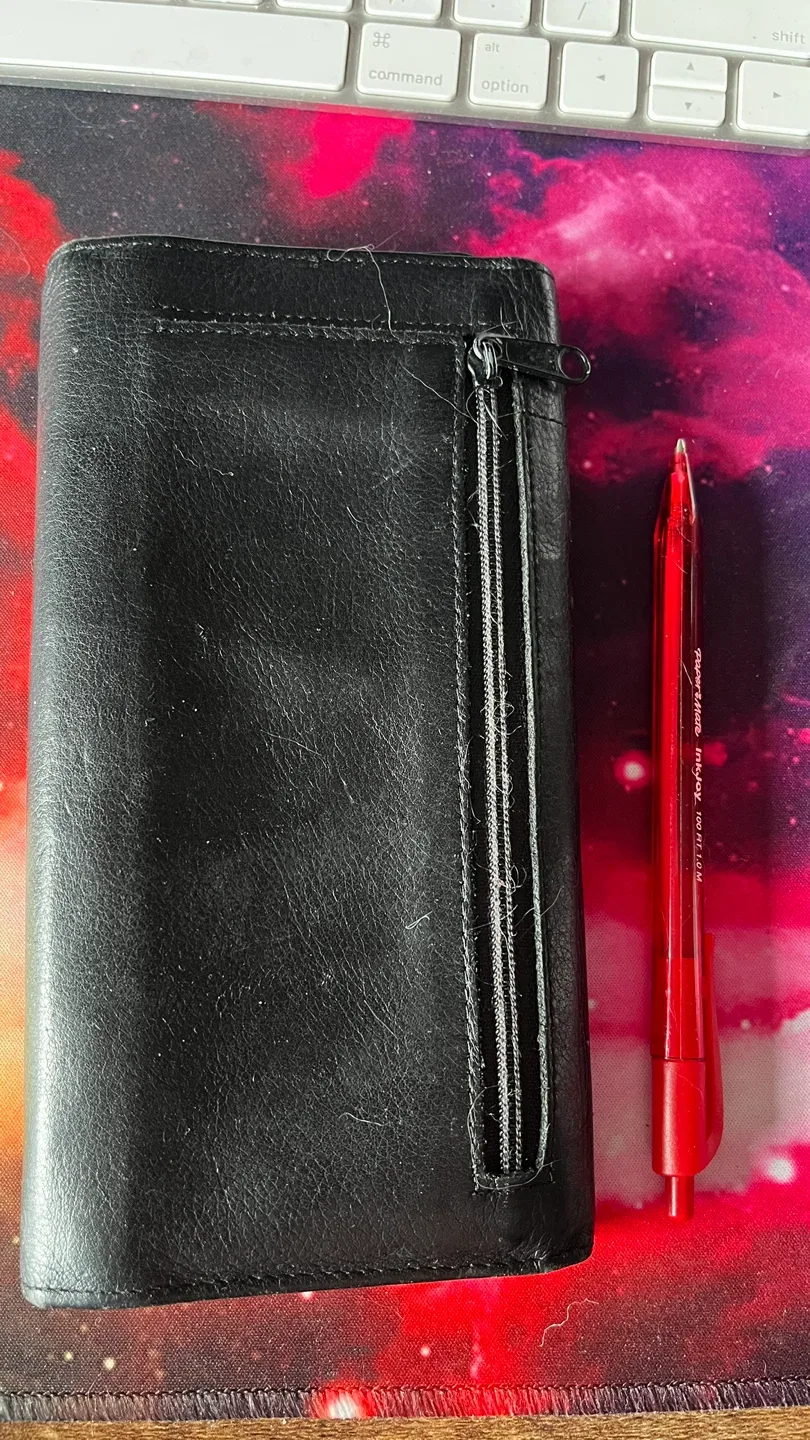 Black Leather Wallet #Cleanout