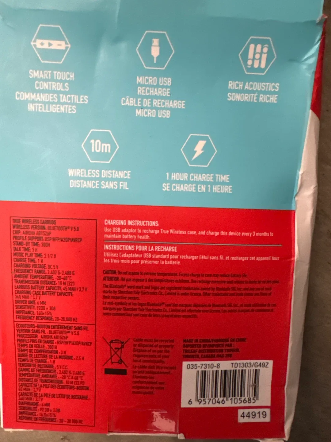 Blue Hive True Wireless Earbuds - New