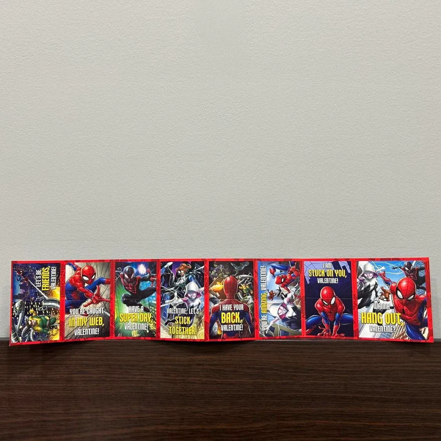 Spider-man theme valentines