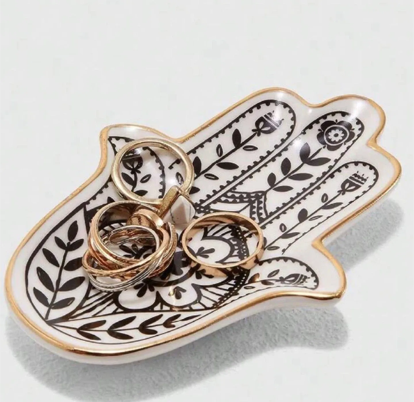 Ceramic Hand Jewelry Tray