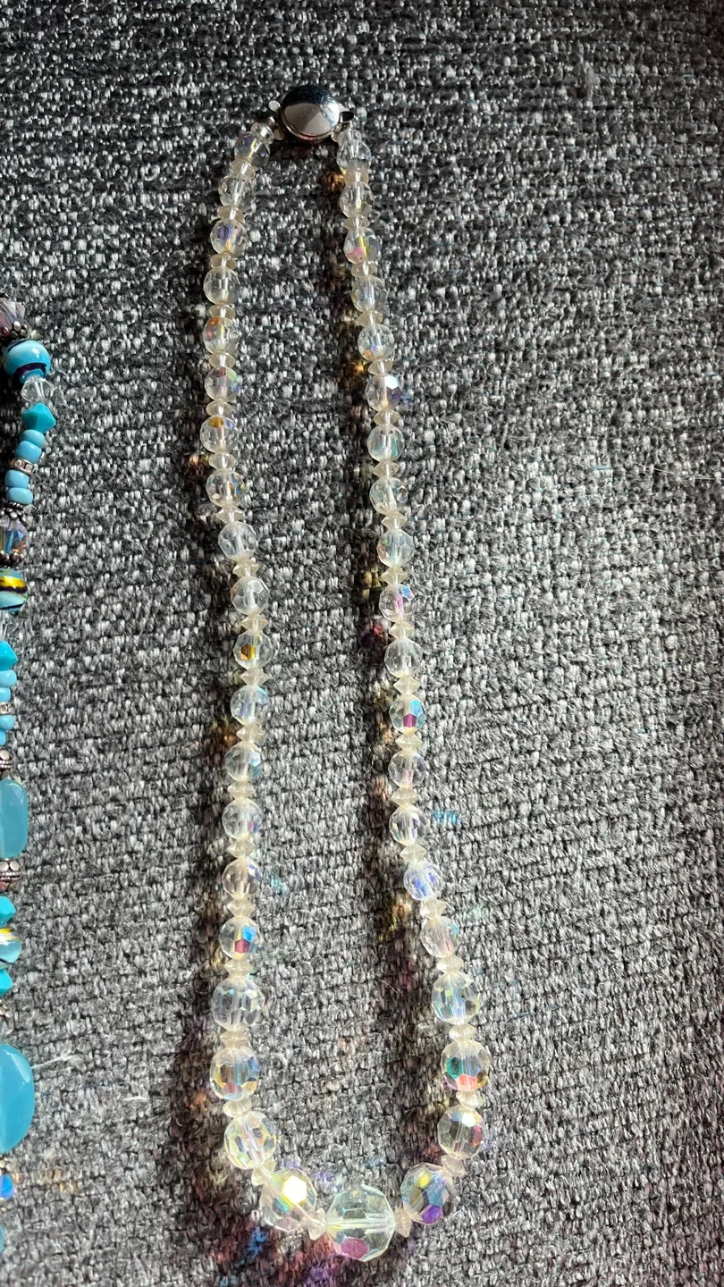 #Cleanout   Beaded Crystal Necklace
