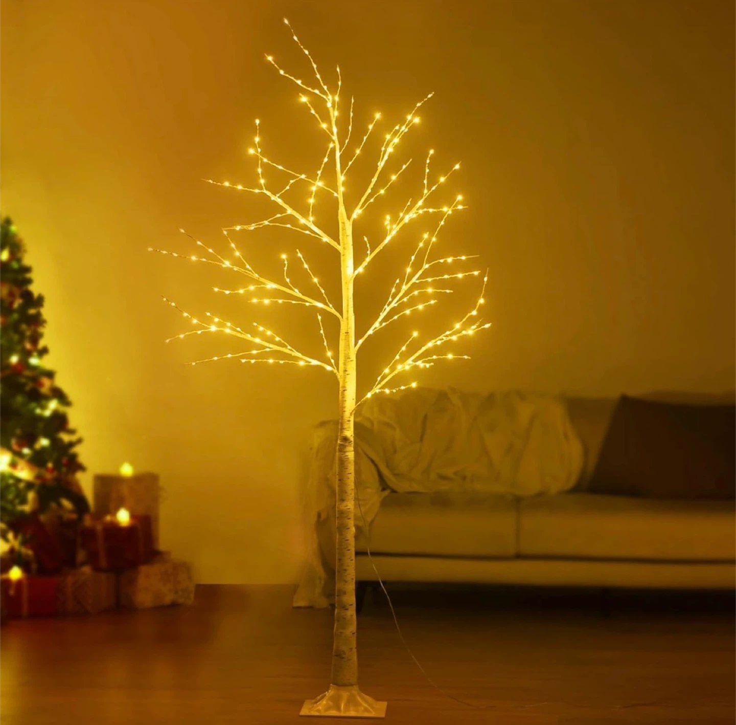 6FT LED Lighted Birch Tree - photo 2