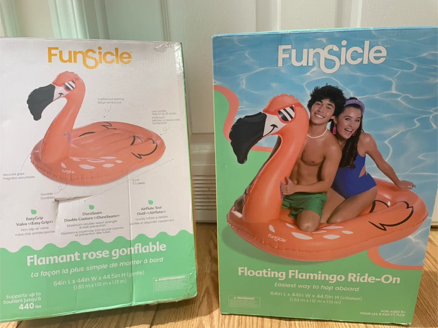 FunSicle Floating Flamingo Ride-On - New in Box!