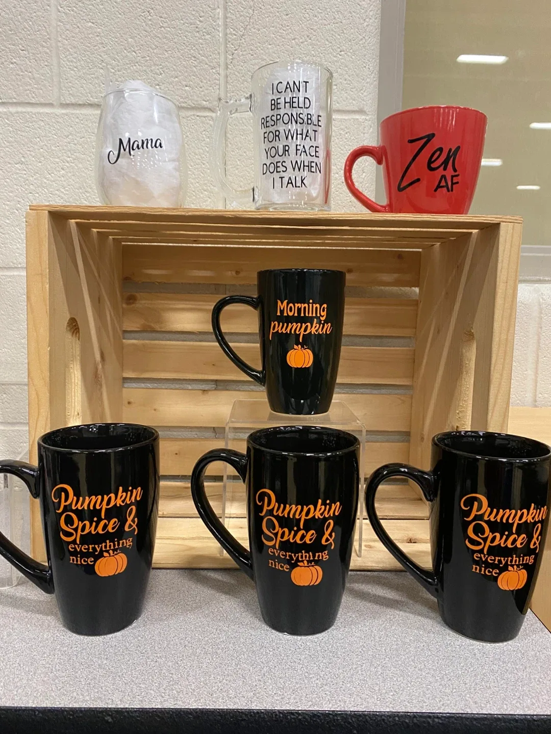 Variety of Decorative Coffee Mugs