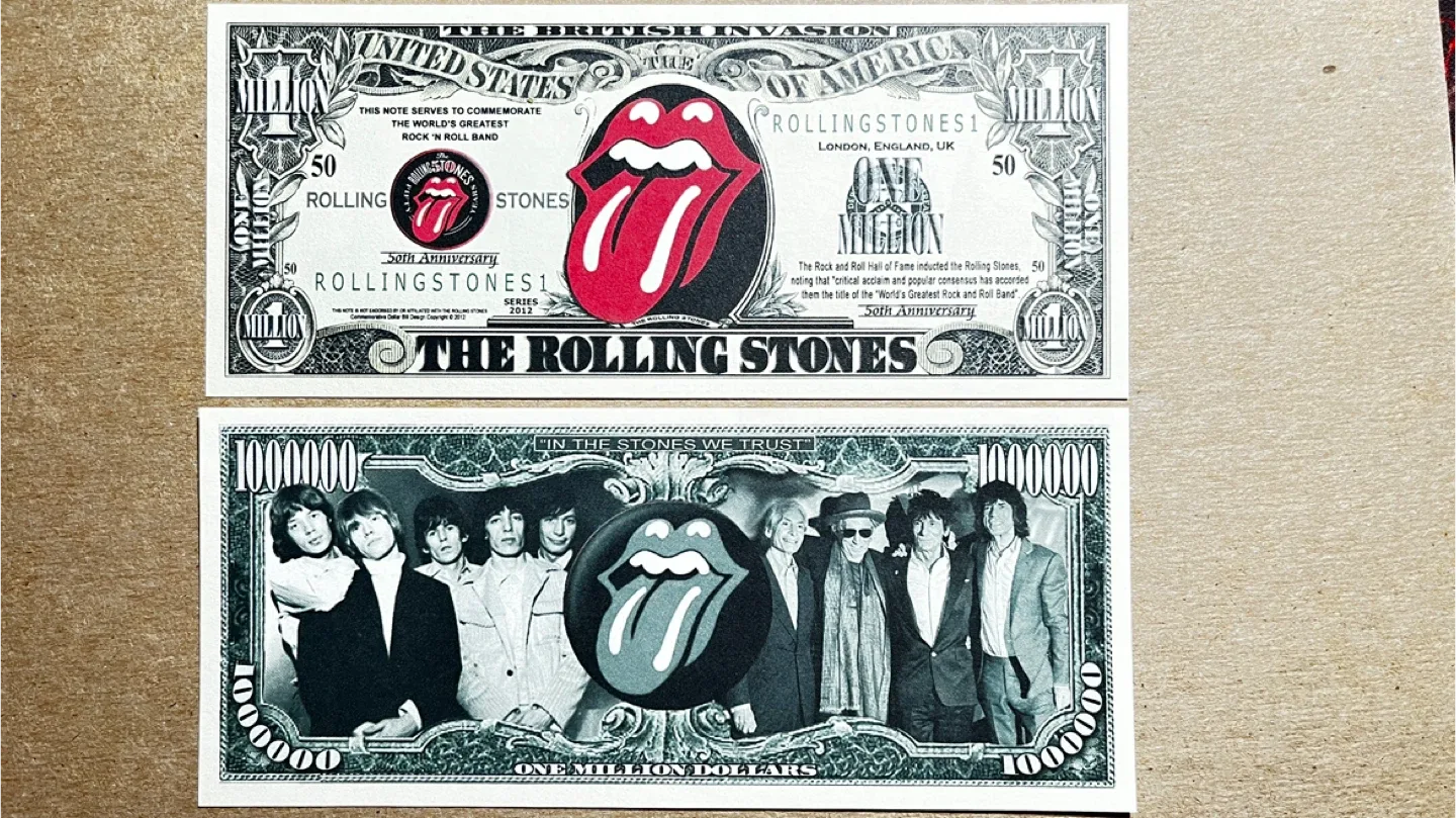 #Cleanout   The Rolling Stones 50th Anniversary Note