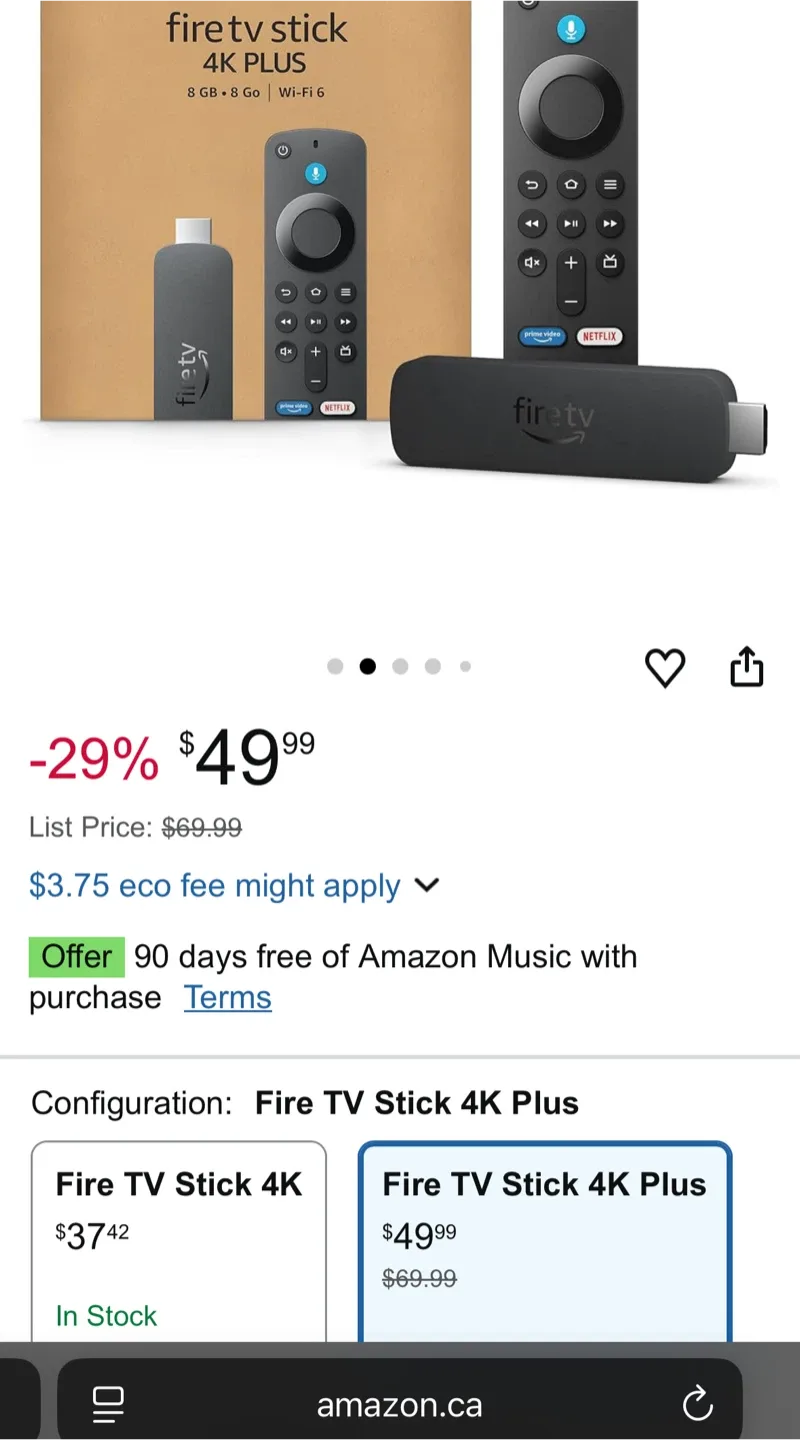 Amazon Fire TV Stick 4K Plus - New in Box! image indicator(3)