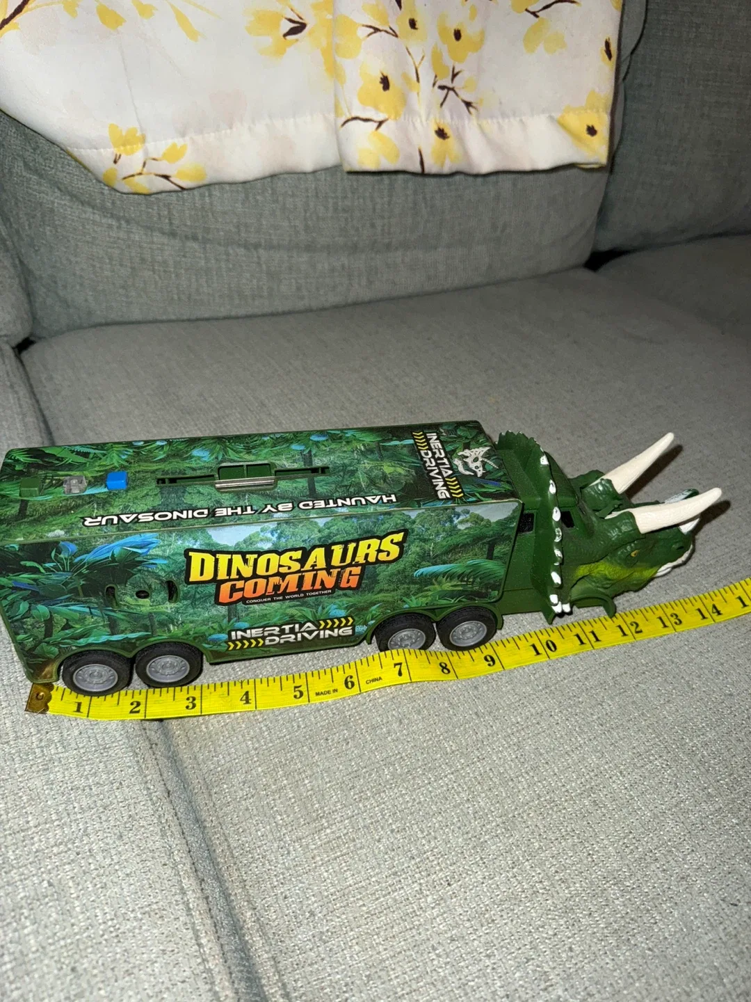 #cleanout Dinosaurs Coming Inertia Driving  Truck