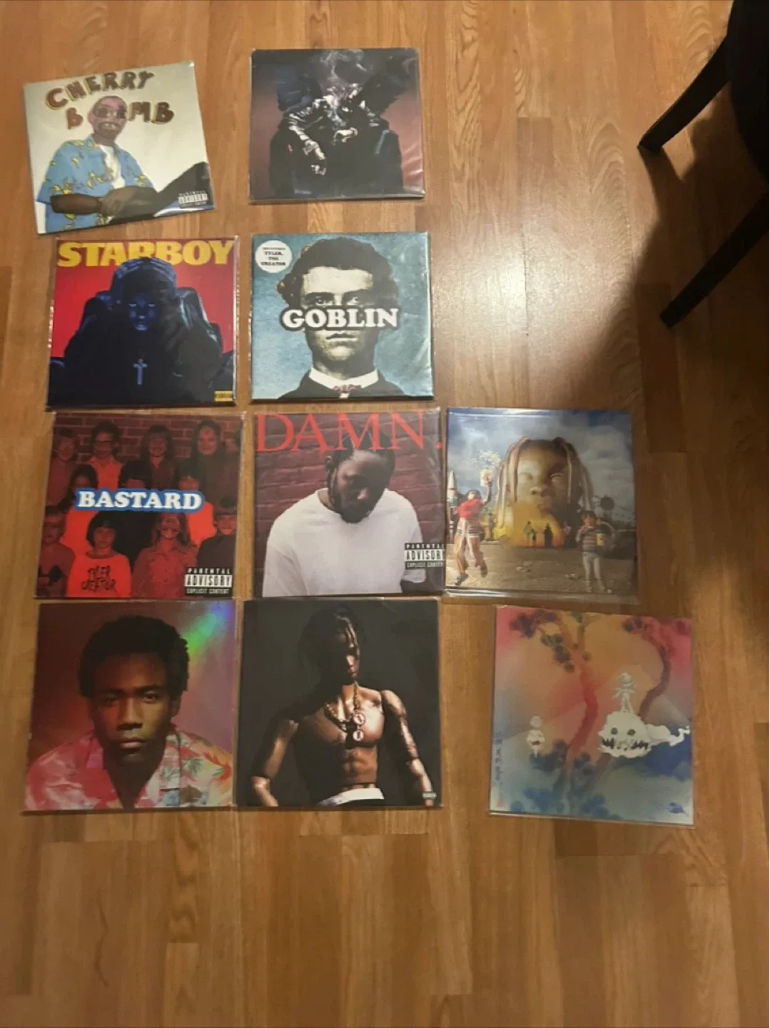 Various Vinyl Records - Tyler, the Creator, Kendrick Lamar