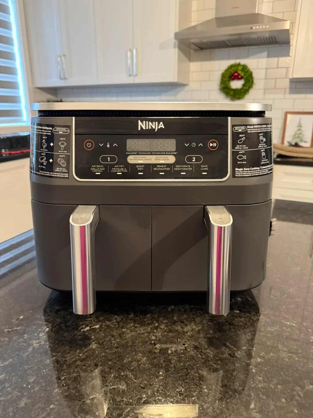Ninja Foodi 2-Basket Air Fryer 6 Cooking Functions, 8QT