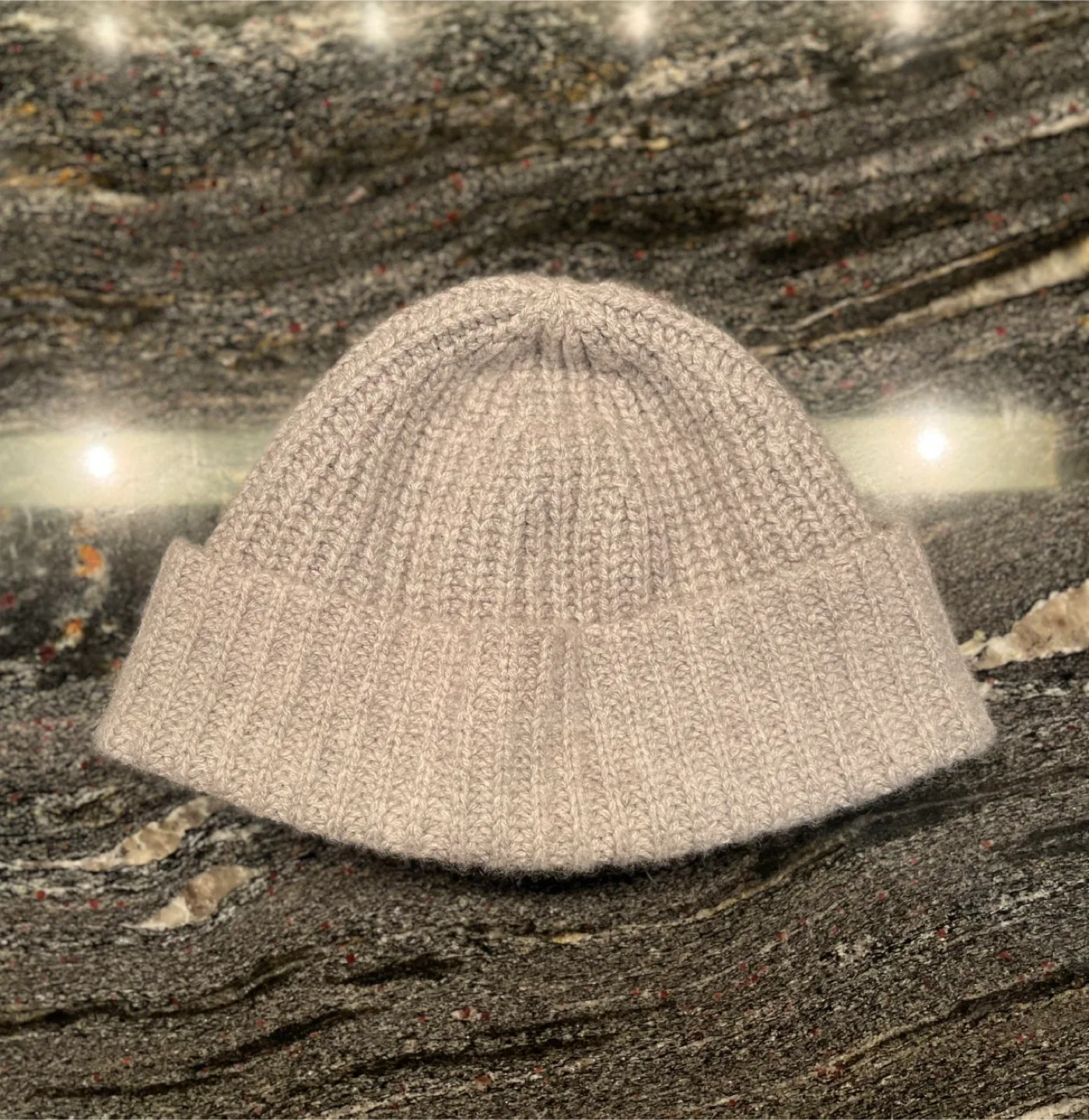 Club Monaco Cashmere Beanie Hat Heather Grey