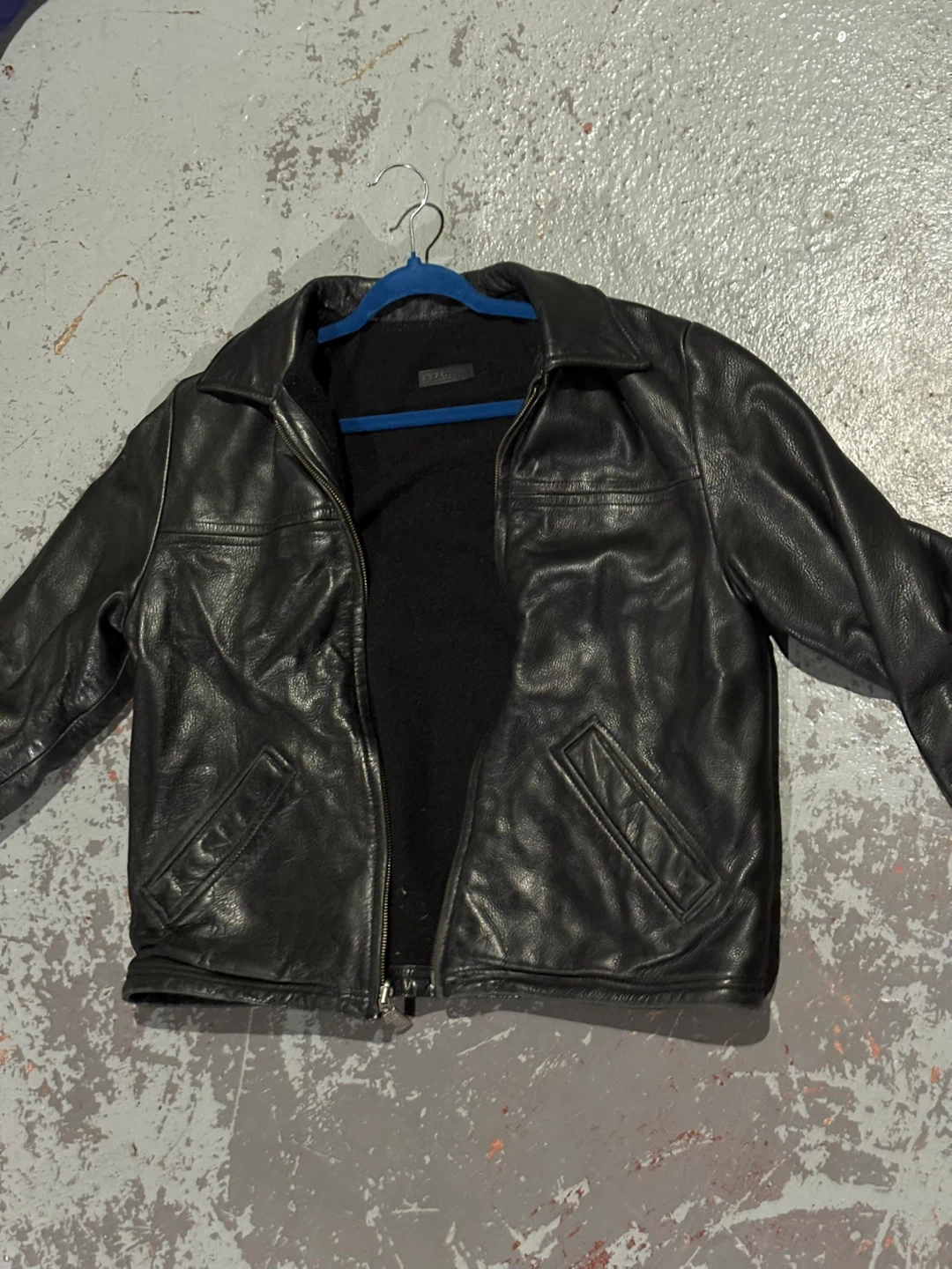 Reaction Black Leather Jacket