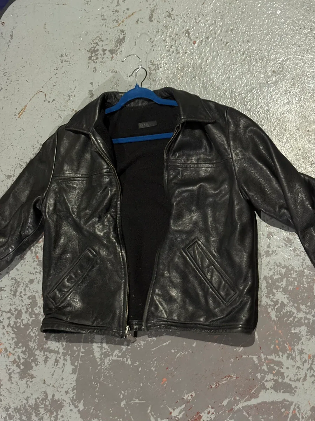 Reaction Black Leather Jacket