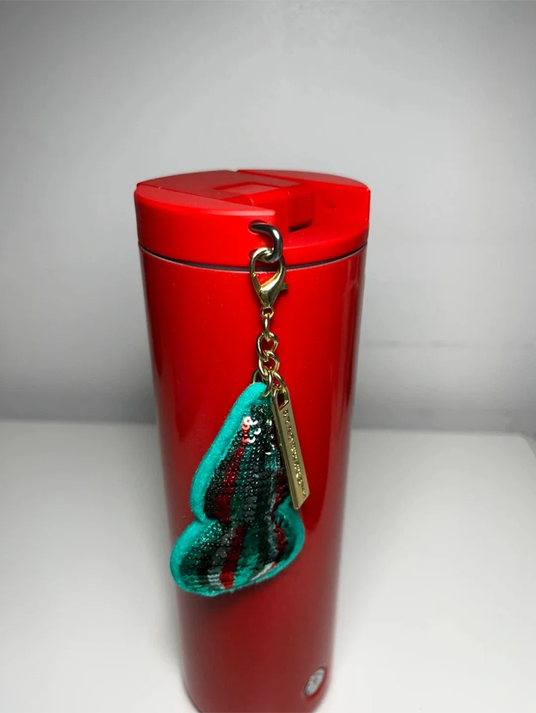 [New]Starbucks Tumbler Christmas Red Glitter