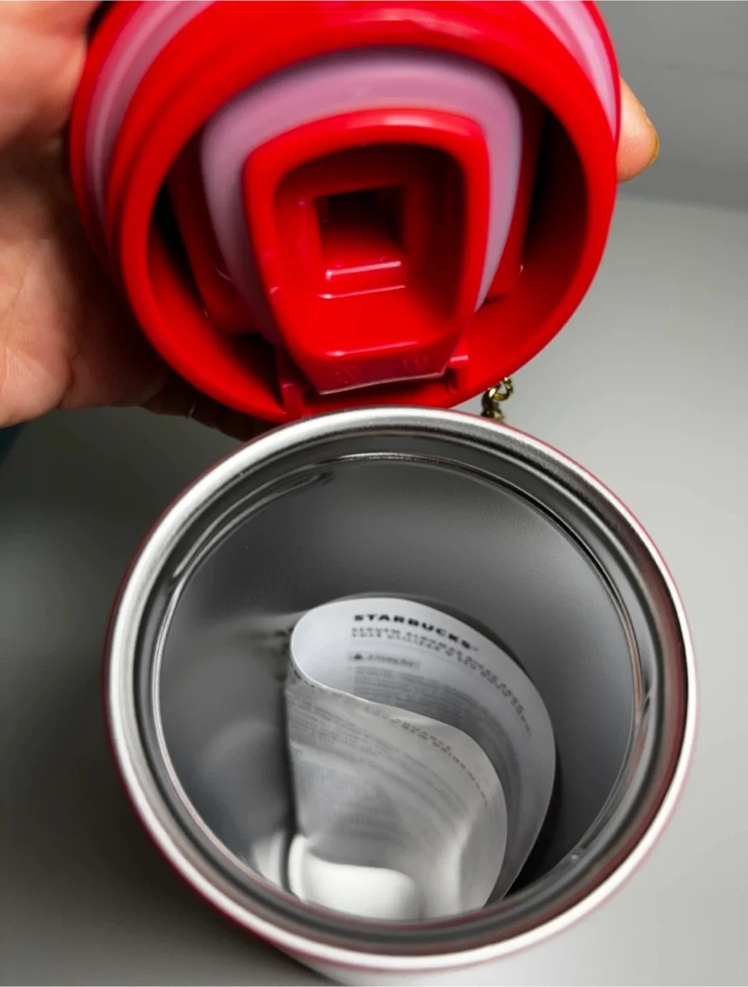 [New]Starbucks Tumbler Christmas Red Glitter image indicator(5)