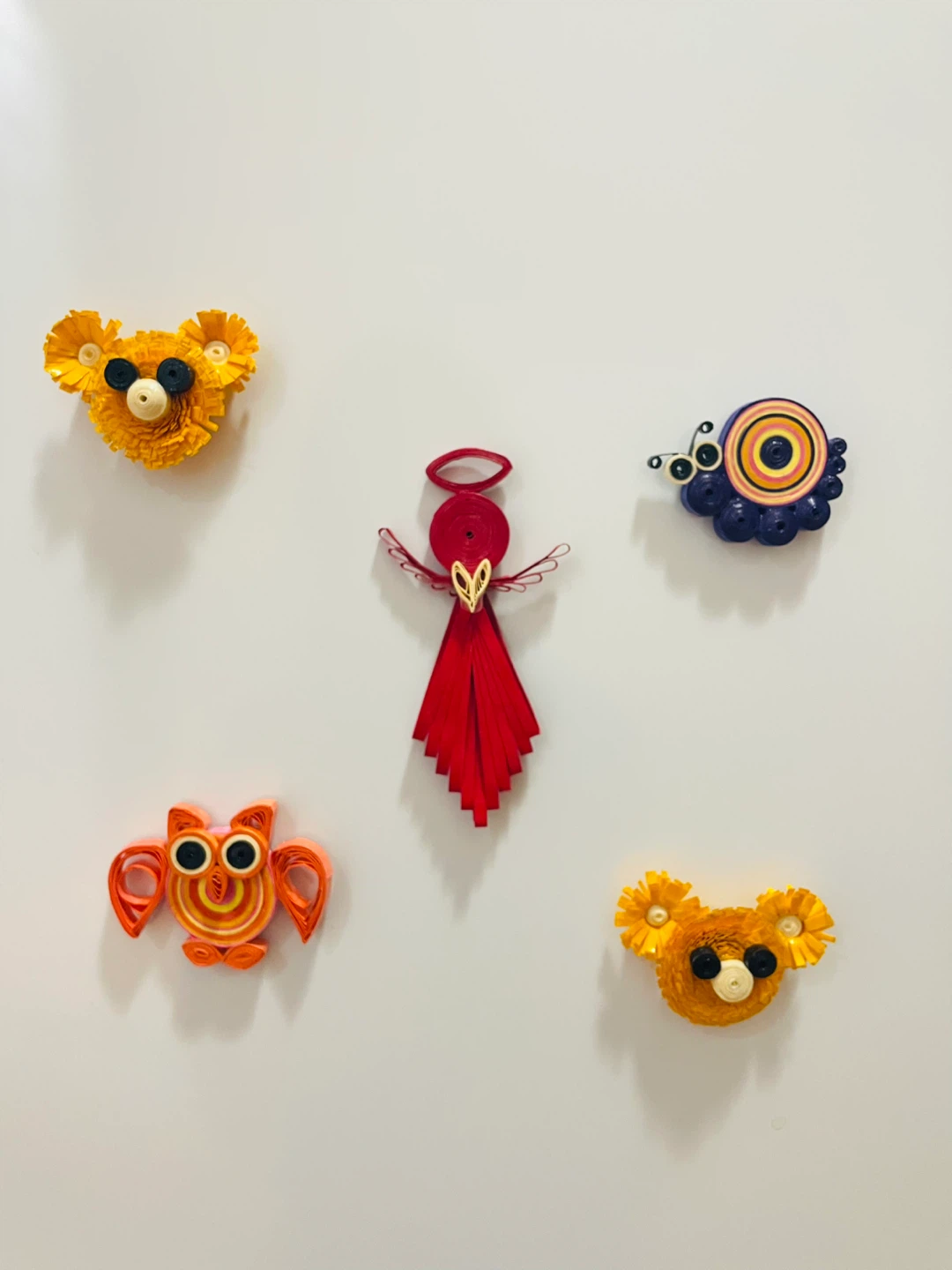 Handmade Quilled Paper Earrings - photo 4