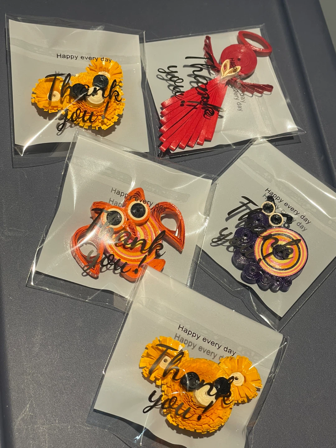 Handmade Quilled Paper Earrings - photo 5