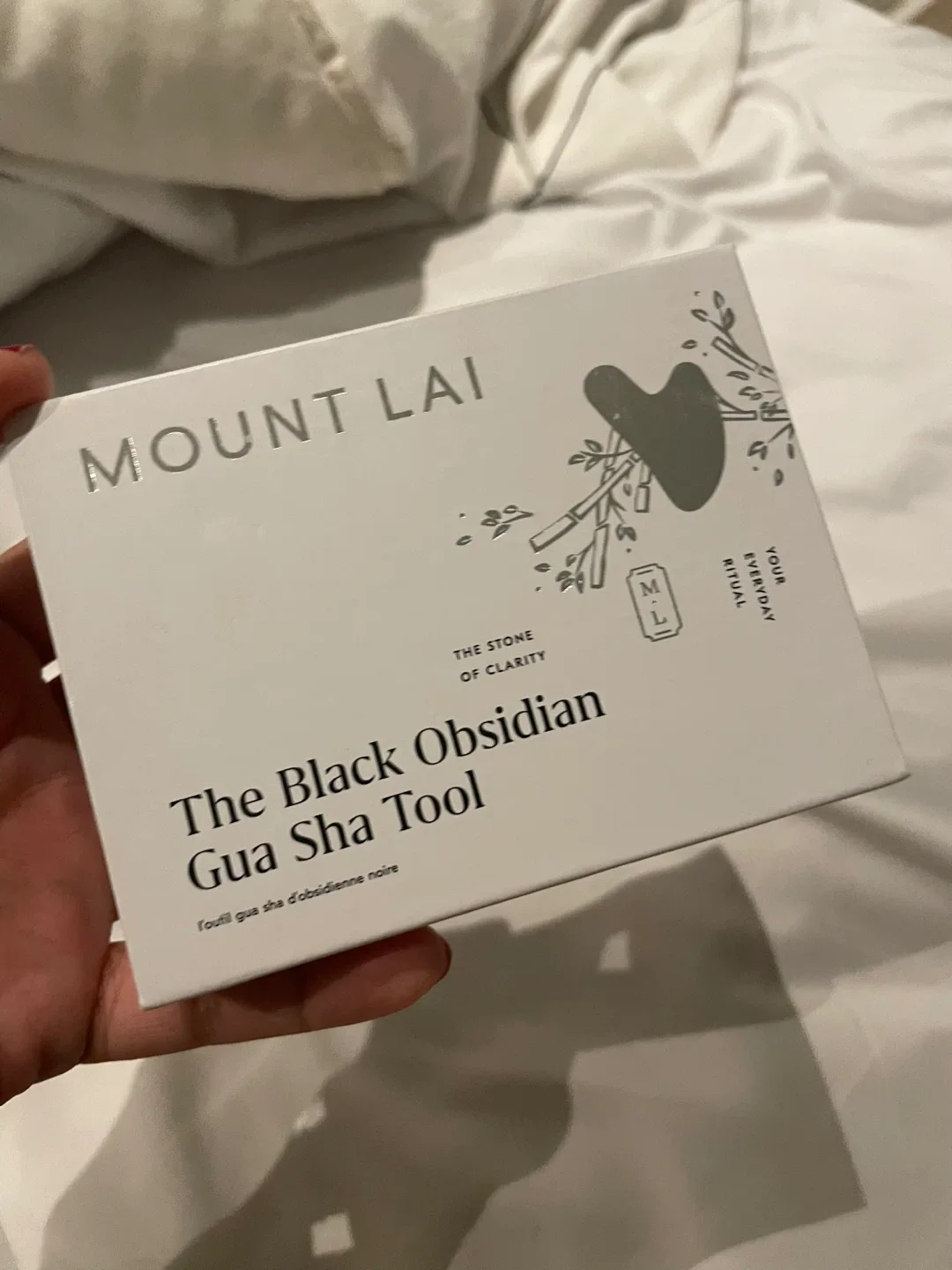 Mount Lai Black Obsidian Gua Sha Tool #cleanout