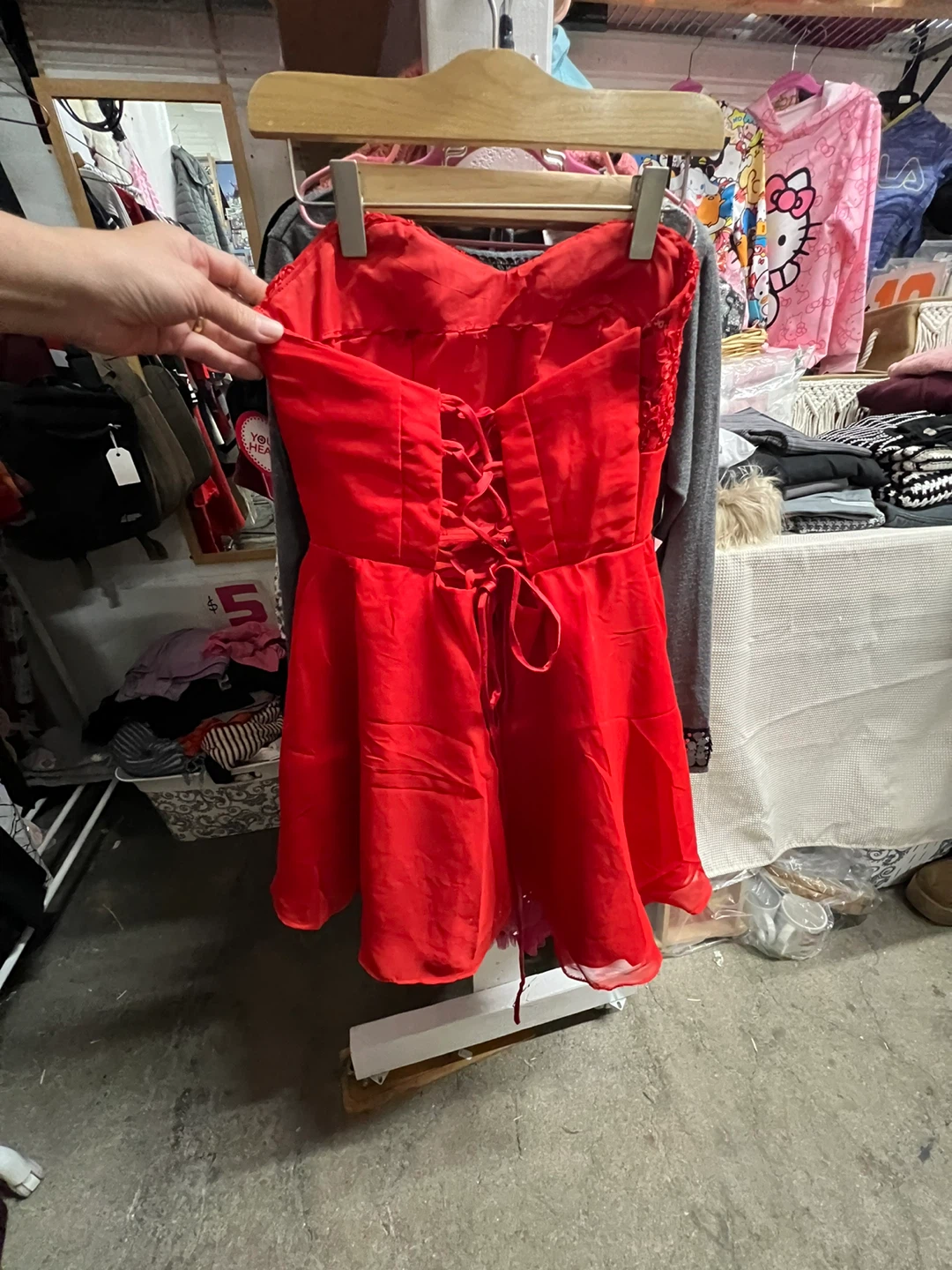 Red Party Dress - photo 2
