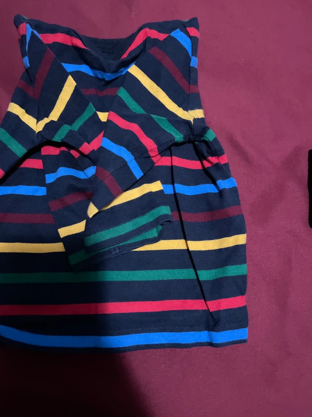 Striped Long Sleeve Top #Cleanout image indicator(2)