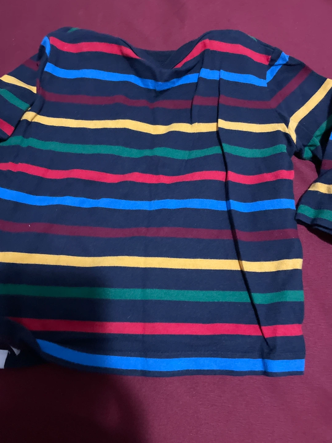 Striped Long Sleeve Top #Cleanout